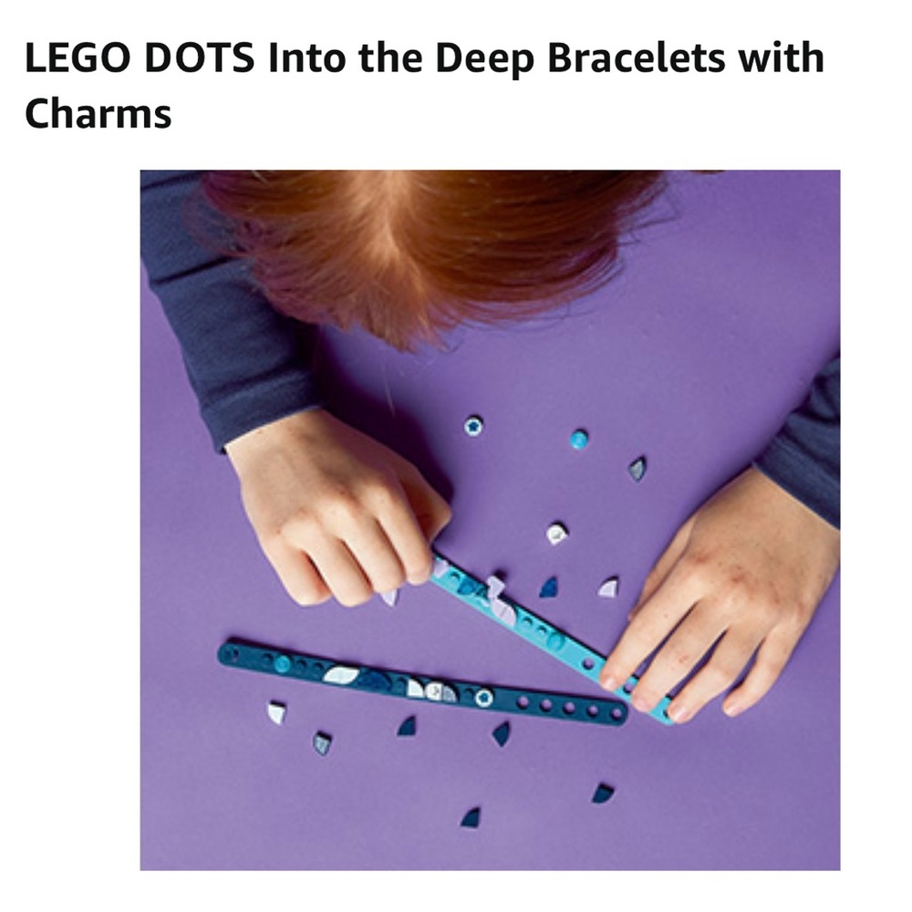 NWT LEGO DOTS Into the Deep Bracelet Set - Blue, Green, Purple - Picture 12 of 15
